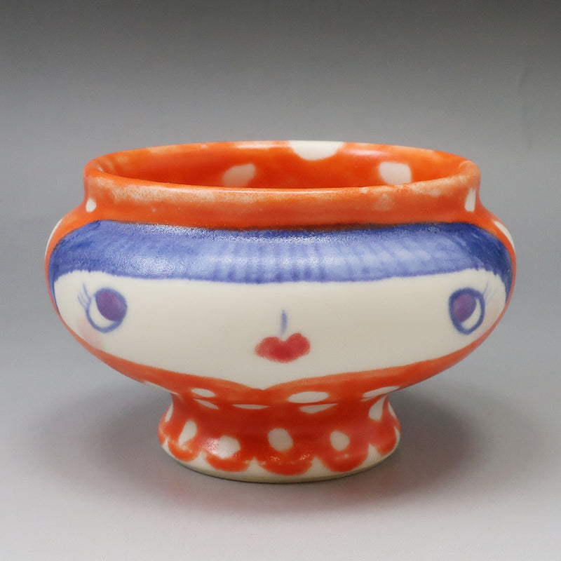 [KUTANIYAKI] Articles Kutani fabriqués par Tomomi Takeda Totem Récipient à saké Ochoco
