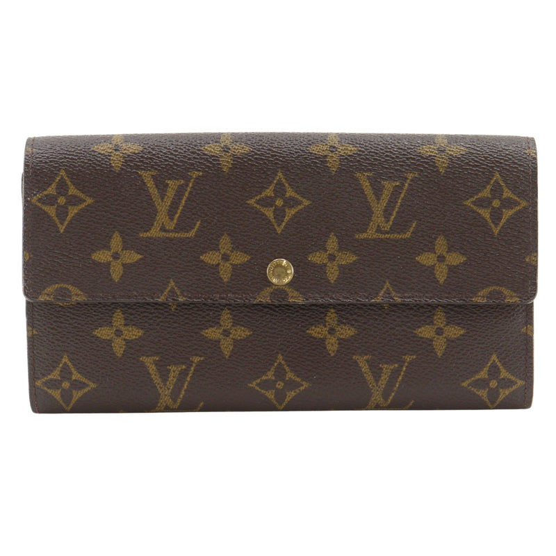 LOUIS VUITTON】ルイ・ヴィトン ポシェット・ポルト モネ クレディ 長
