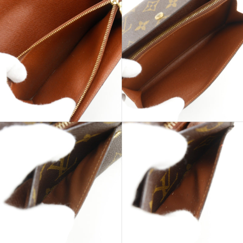 LOUIS VUITTON】ルイ・ヴィトン ポシェット・ポルト モネ クレディ 長