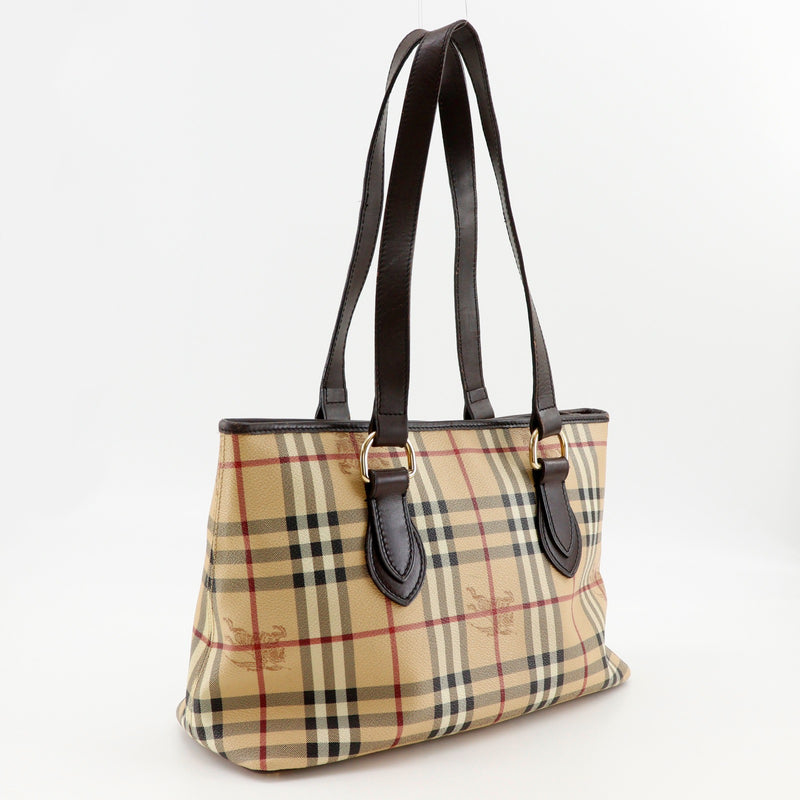 BURBERRY】バーバリー ヘイマーケットチェック トートバッグ