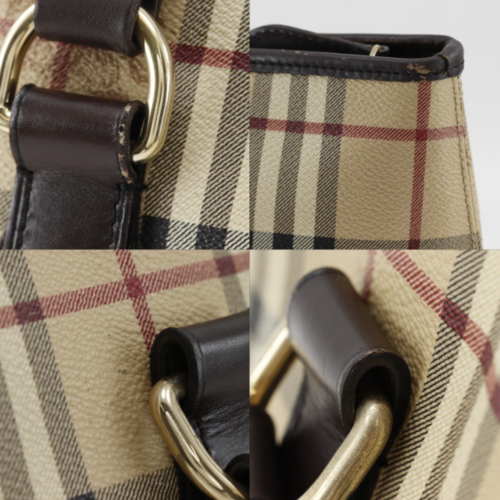 BURBERRY】バーバリー ヘイマーケットチェック トートバッグ