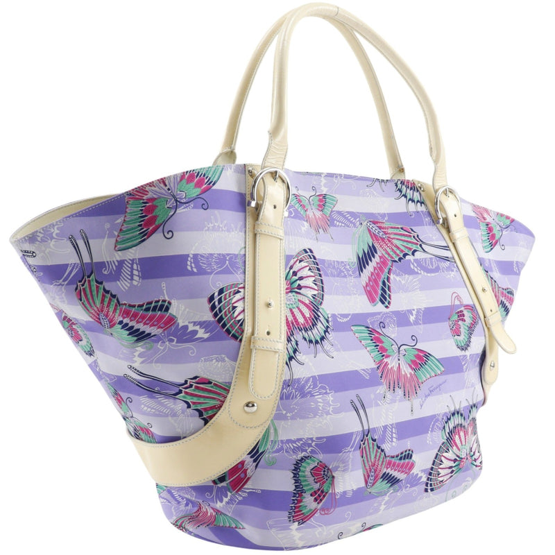 Salvatore Ferragamo] Salvatore Ferragamo ButterflyPattern Tote Bag
