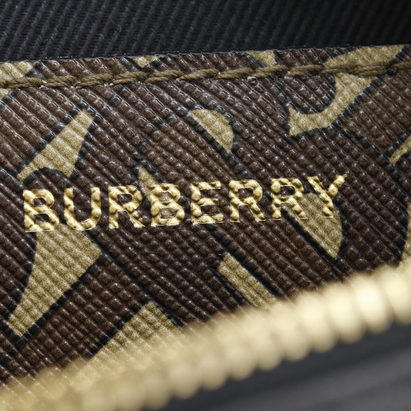 BURBERRY】バーバリー TBモノグラムストライプ Eキャンバス バムバッグ
