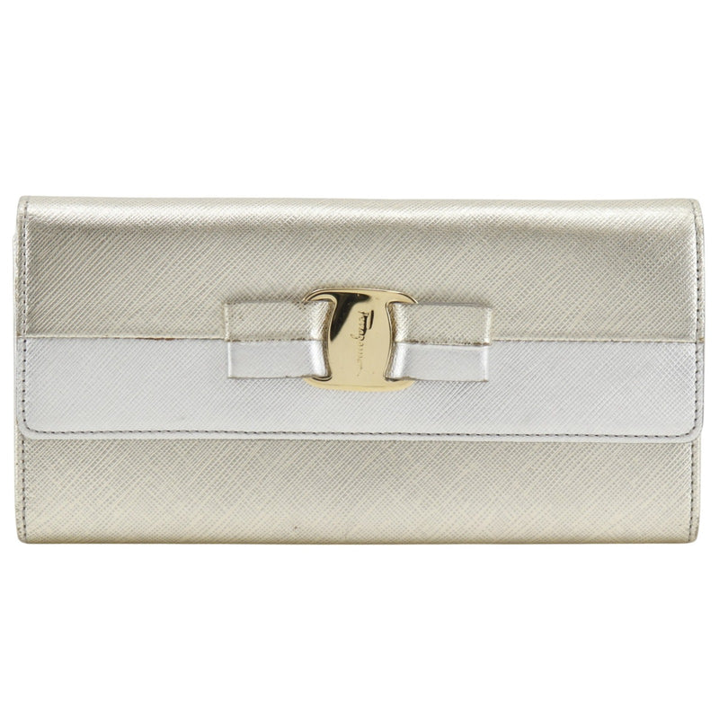 Salvatore Ferragamo】サルヴァトーレフェラガモ ヴァラリボン 長財布