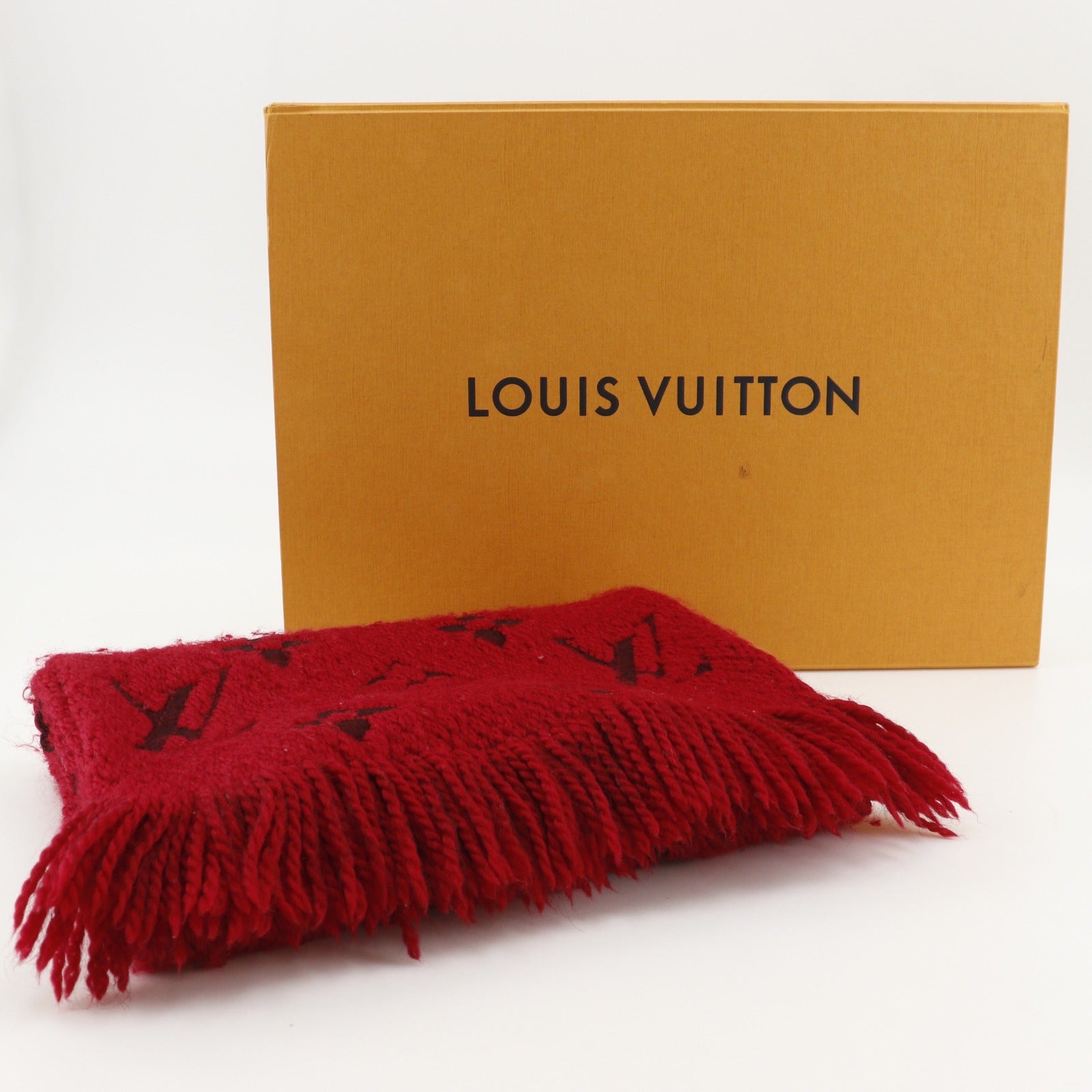 LOUIS VUITTON】ルイ・ヴィトン エシャルプ・ロゴマニア マフラー
