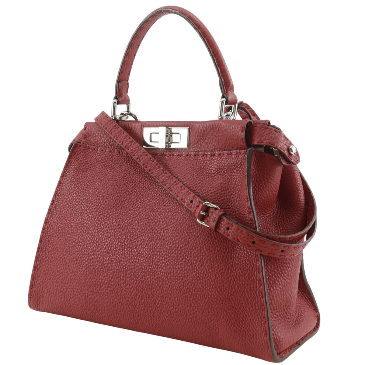 BURBERRY】バーバリー TBモノグラムストライプ Eキャンバス バムバッグ