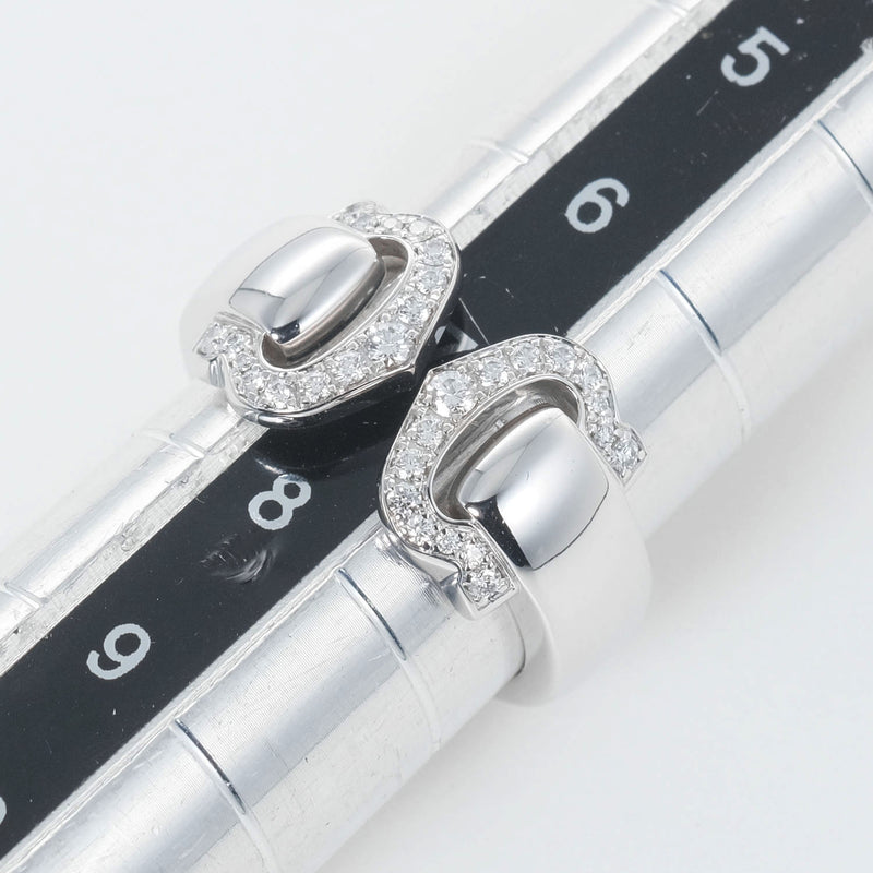 CARTIER】カルティエ 2C ブークルセ 7.5号 リング・指輪 K18ホワイトゴールド×ダイヤモンド 約8.83g 2C Bokur –  KYOTO NISHIKINO