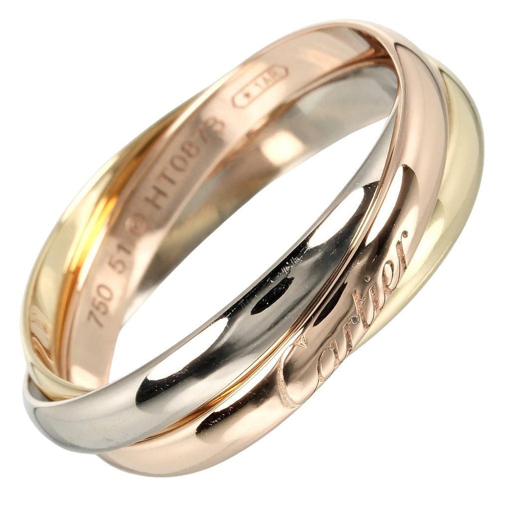 Cartier] Cartier Trinity No. 11 Ring / Ring K18 Gold x YG PG