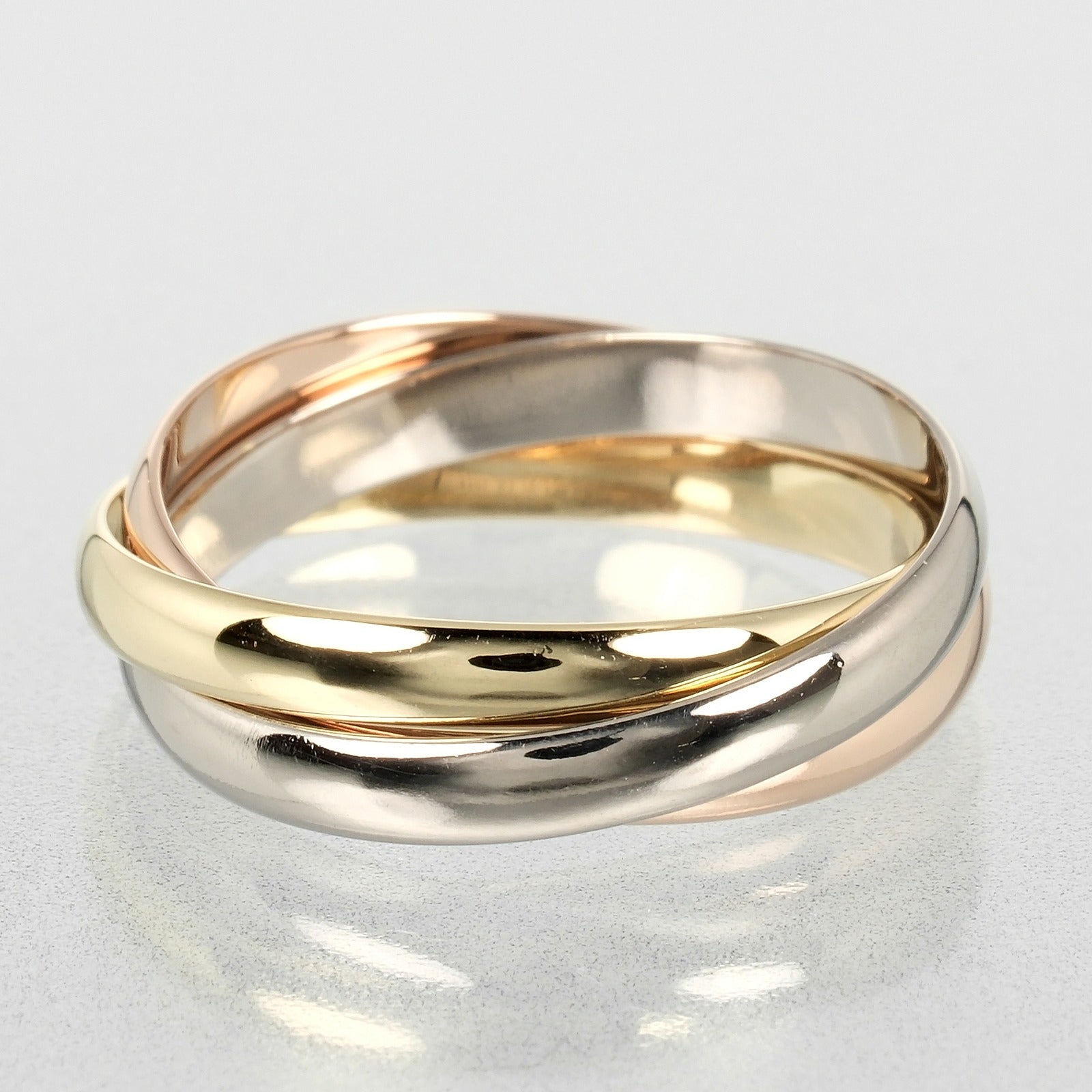 CARTIER】カルティエ トリニティ 11号 リング・指輪 K18ゴールド×YG PG