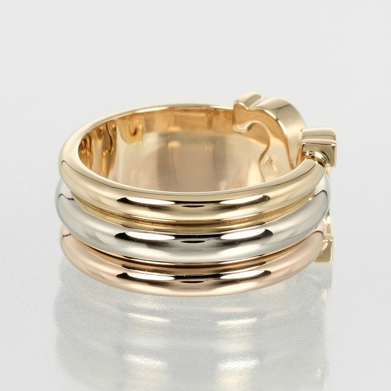 CARTIER】カルティエ 2C 14号 リング・指輪 スリーカラー K18ゴールド