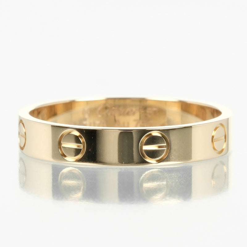 [Cartier] Cartier 
 Mini Love Wedding No. 16 Ring / Ring 
 K18 Yellow Gold Approximately 3.45g Mini Love Wedding Ladies A Rank