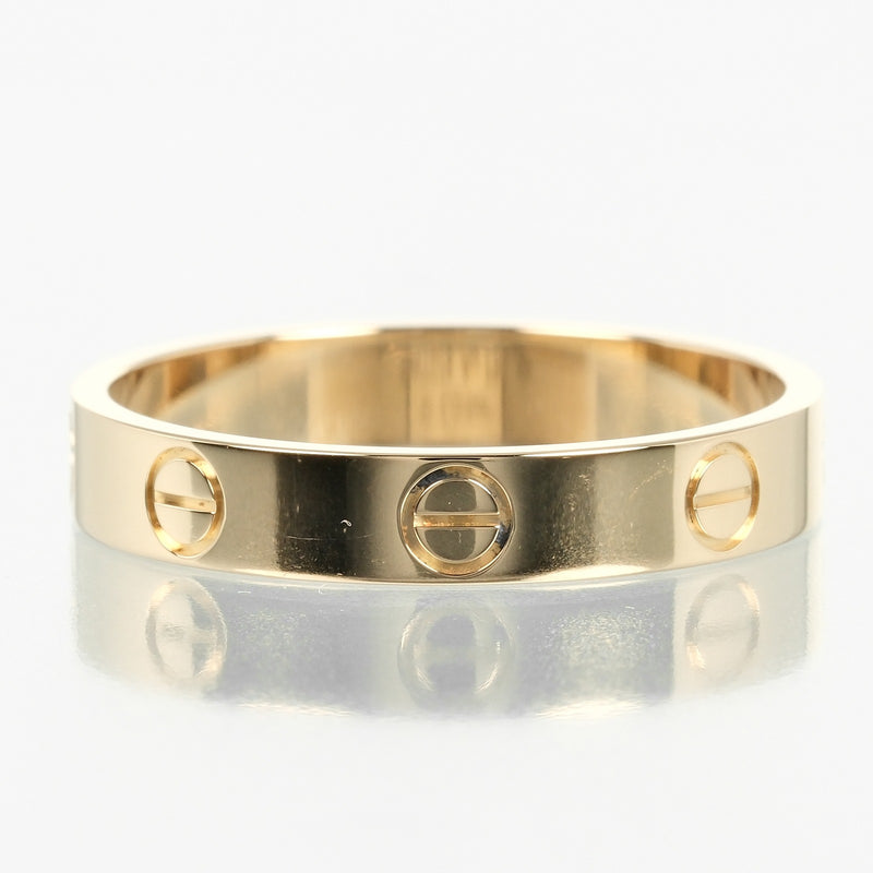 [Cartier] Cartier 
 Mini amor Boda No. 16 Anillo / anillo 
 K18 Oro amarillo aproximadamente 3.45 g mini amor Ladies de bodas un rango