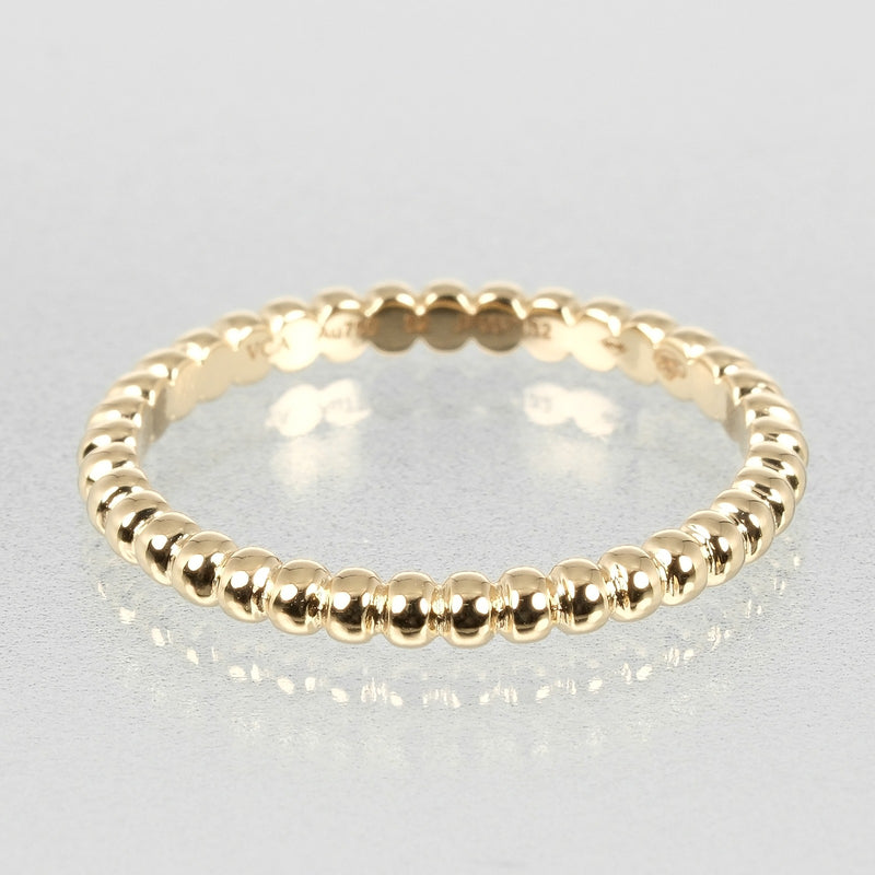 [Van Cleef & Arpels] Van Cleef & Arpel 
 Perle pequeño No. 11.5 anillo / anillo 
 K18 oro amarillo aproximadamente 2.03g perrelet pequeñas damas a+rango