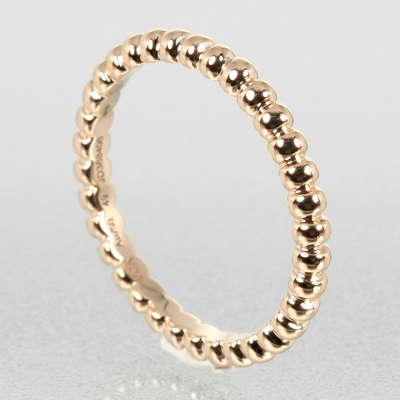 [VAN CLEEF & ARPELS] Van Cleef & Arpel 
 Perle Small 8.5 Ring / Ring 
 K18 Pink Gold Approximately 2.02g Perrelet Small Ladies A+Rank