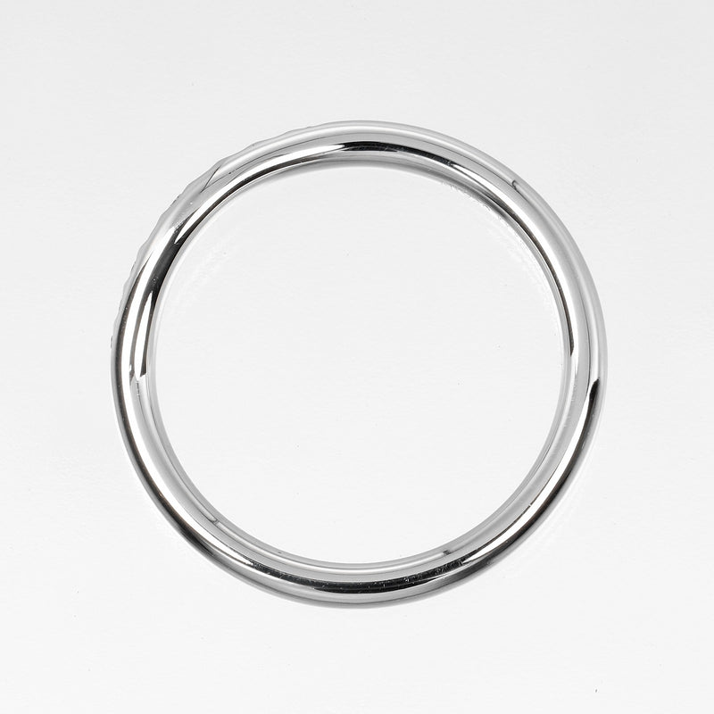【TIFFANY&Co.】ティファニー
 カーブドバンド 7号 リング・指輪
 Pt950プラチナ×9P ダイヤモンド 約3.47g Curved band レディースAランク