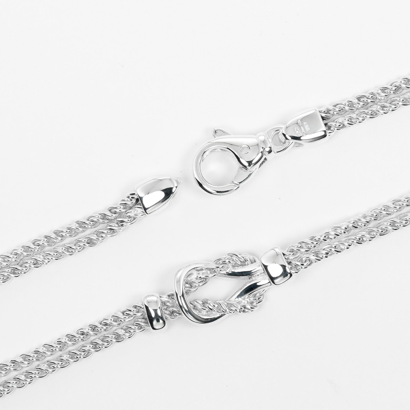 TIFFANY&Co.】ティファニー ダブルロープ ネックレス シルバー925 約30.17g Double rope レディースAランク –  KYOTO NISHIKINO