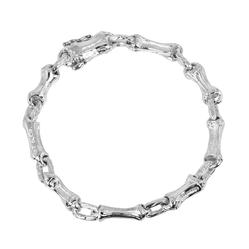 [TIFFANY & CO.] Tiffany 
 Bamboo chain bracelet 
 17cm Silver 925 around arms around 24.1g Bamboo Chain Ladies A Rank