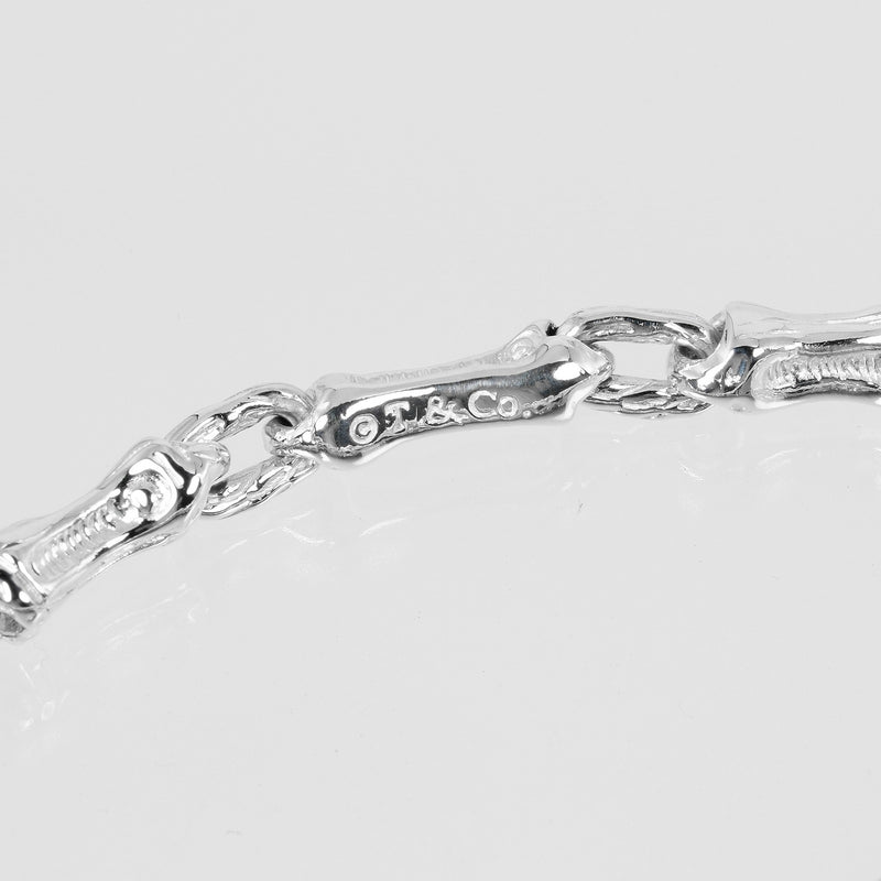 [TIFFANY & CO.] Tiffany 
 Bamboo chain bracelet 
 17cm Silver 925 around arms around 24.1g Bamboo Chain Ladies A Rank