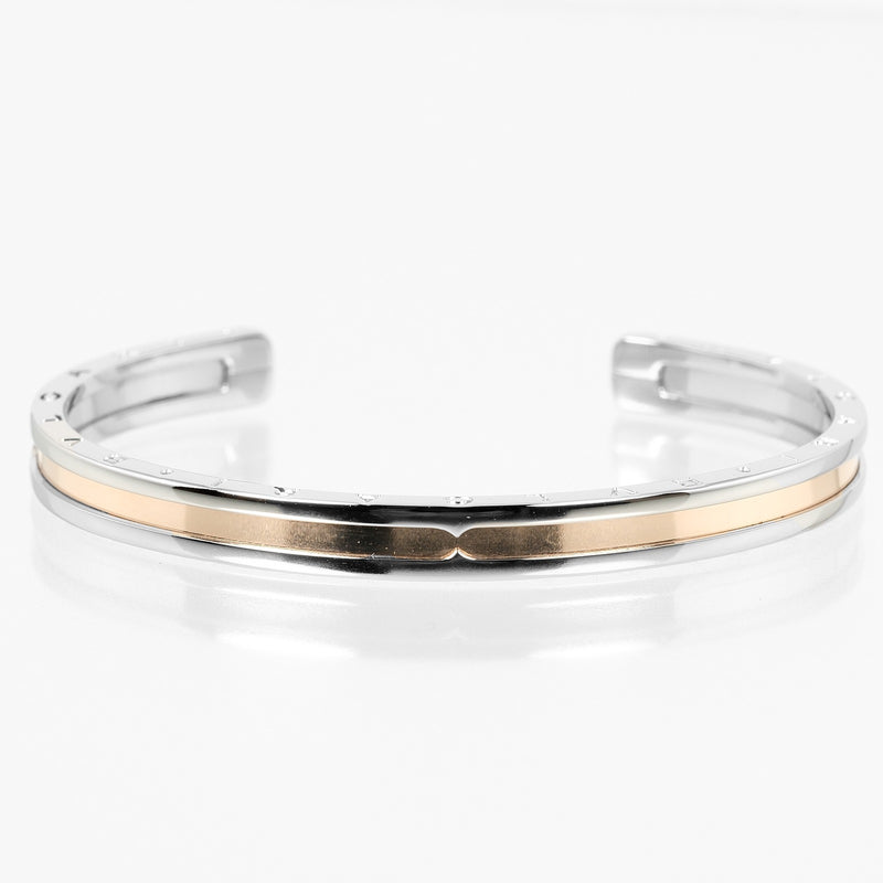 [BVLGARI] Bulgari 
 Beezero One SM bracelet 
 15.5cm around arms K18 pink gold x stainless steel about 12.35g B.ZERO1 SM Ladies A rank