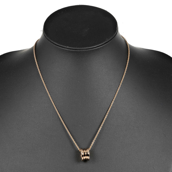 [BVLGARI] Bulgari 
 Beezero One Necklace 
 B.ZERO1 K18 Pink Gold Approximately 13.55g BE ZERO ONE Ladies A+Rank