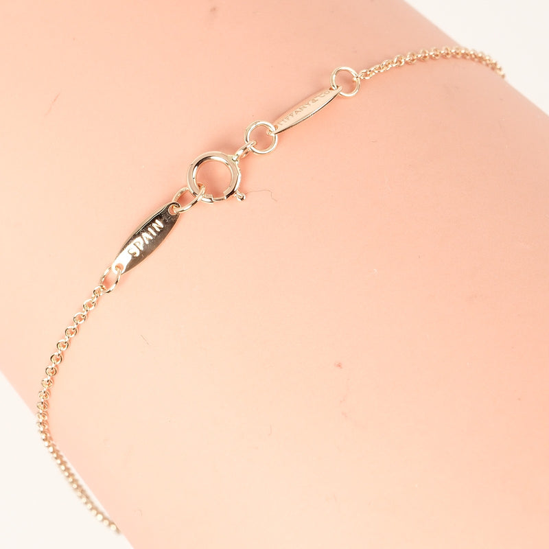 [TIFFANY & CO.] Tiffany 
 Viser Yard bracelet 
 K18 Pink Gold x Diamond about 1.38g by the Yard Ladies A+Rank