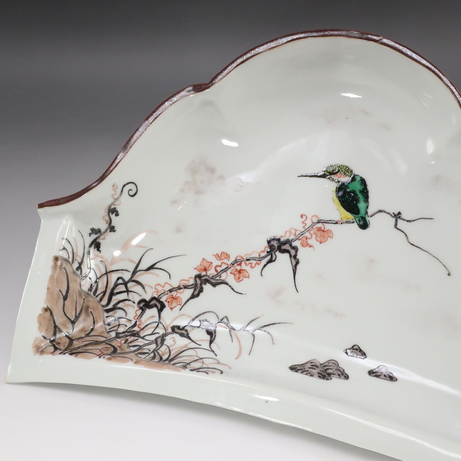 人間国宝 藤本能道 作 】 翡翠図 皿 陶磁器 骨董品 – NISHIKINO