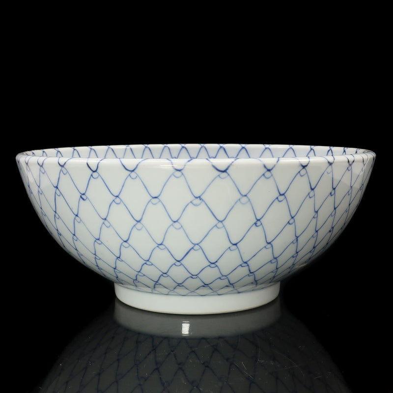 【Imari】伊万里焼 【 萬延年製 款 】 古伊万里 網目 鉢 骨董品