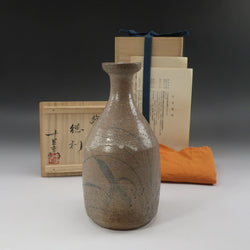 Karatsuyaki】唐津焼 中里重利 造 絵唐津徳利 骨董品 – NISHIKINO