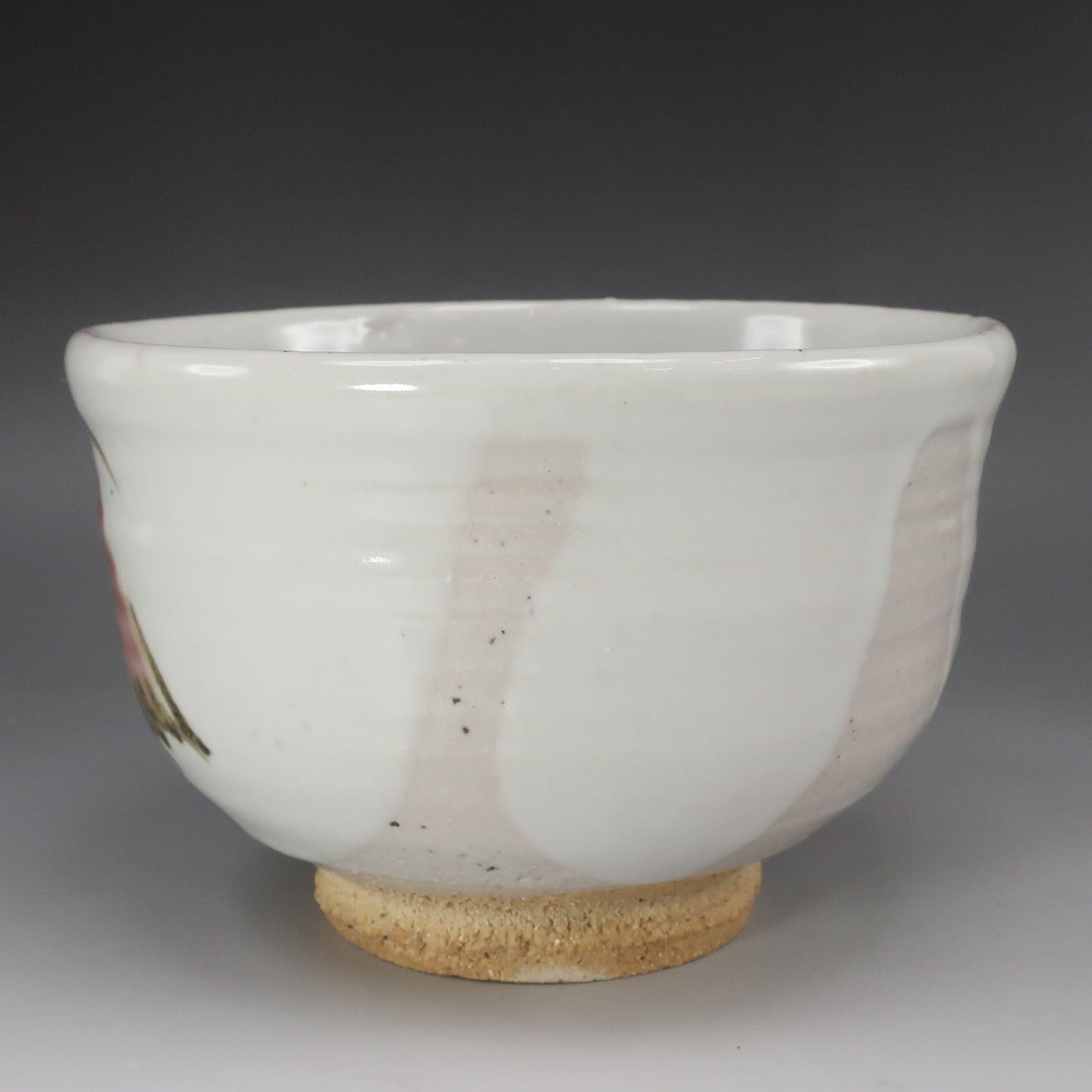 人間国宝 田村耕一 】 造 ほたるぶくろ文 茶碗 陶磁器 骨董品