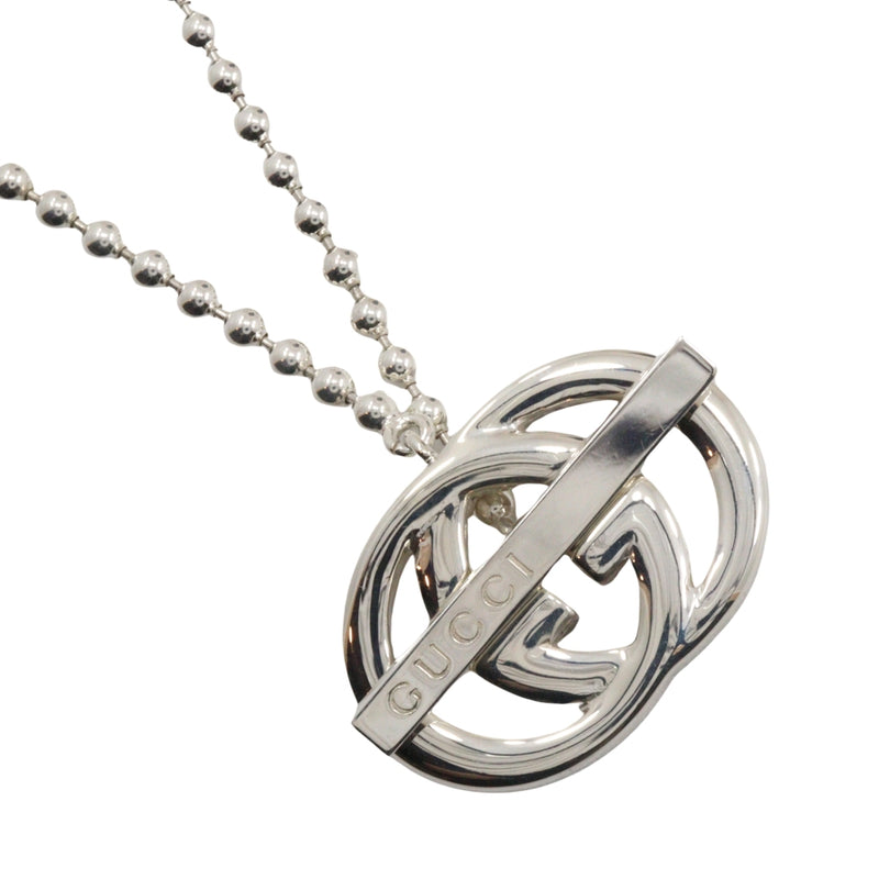 [GUCCI] Gucci 
 Interlocking G Necklace
 Silver 925 about 39.2g Interlocking G Ladies