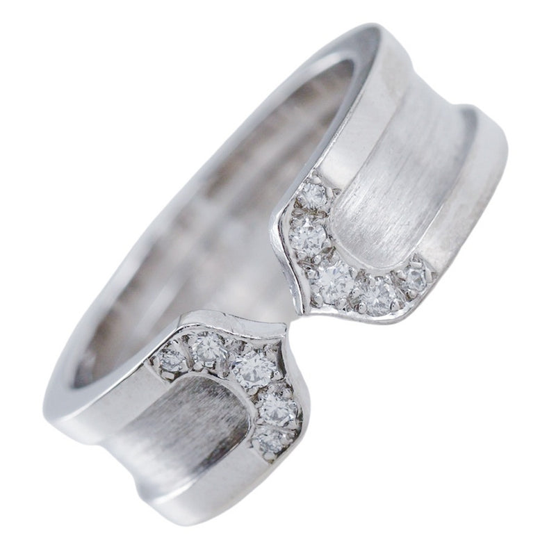 Cartier カルティエ　C2リング　11号　ホワイトゴールド カルティエ CARTIER C2 ＃51 リング・指輪 11号 18金 K18