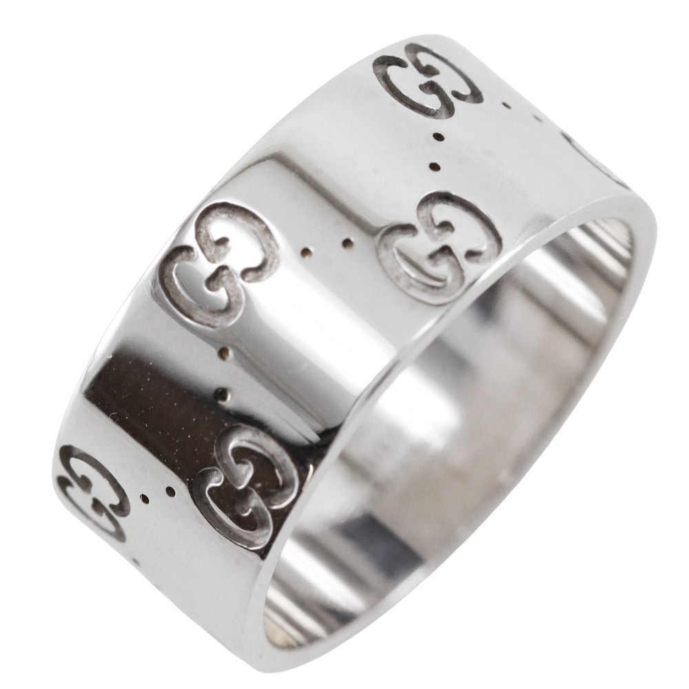 美品‼️GUCCI 指輪　ロゴワイドリング　17号 GUCCI】グッチ アイコン ワイド リング・指輪 17号 – NISHIKINO