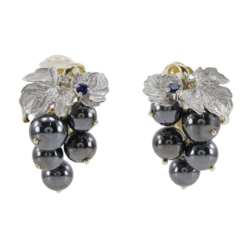 [NOBUKO ISHIKAWA] Ishikawa Nobuko Grape Motif Earring