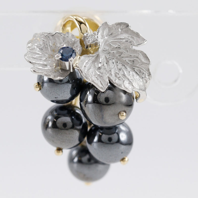 [NOBUKO ISHIKAWA] Ishikawa Nobuko Grape Motif Earring