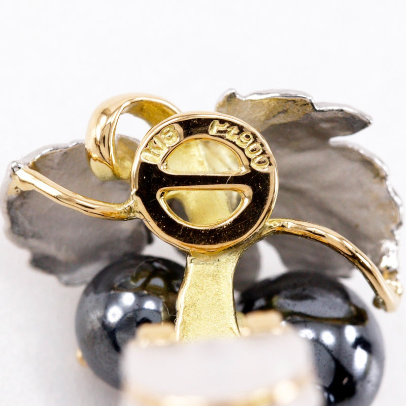 [NOBUKO ISHIKAWA] Ishikawa Nobuko Grape Motif Earring