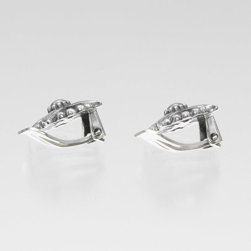 [Georg Jensen] Georg Jensen Edelweiss Pendientes vintage