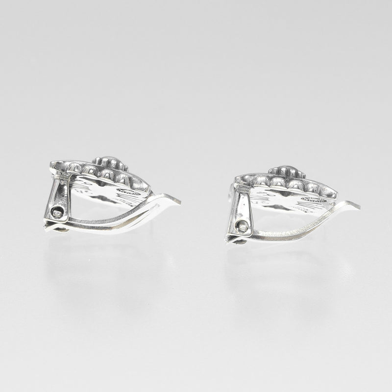 [Georg Jensen] Georg Jensen Edelweiss Pendientes vintage