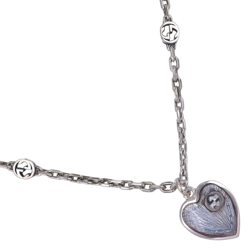 [GUCCI] Gucci Blue Heart Necklace