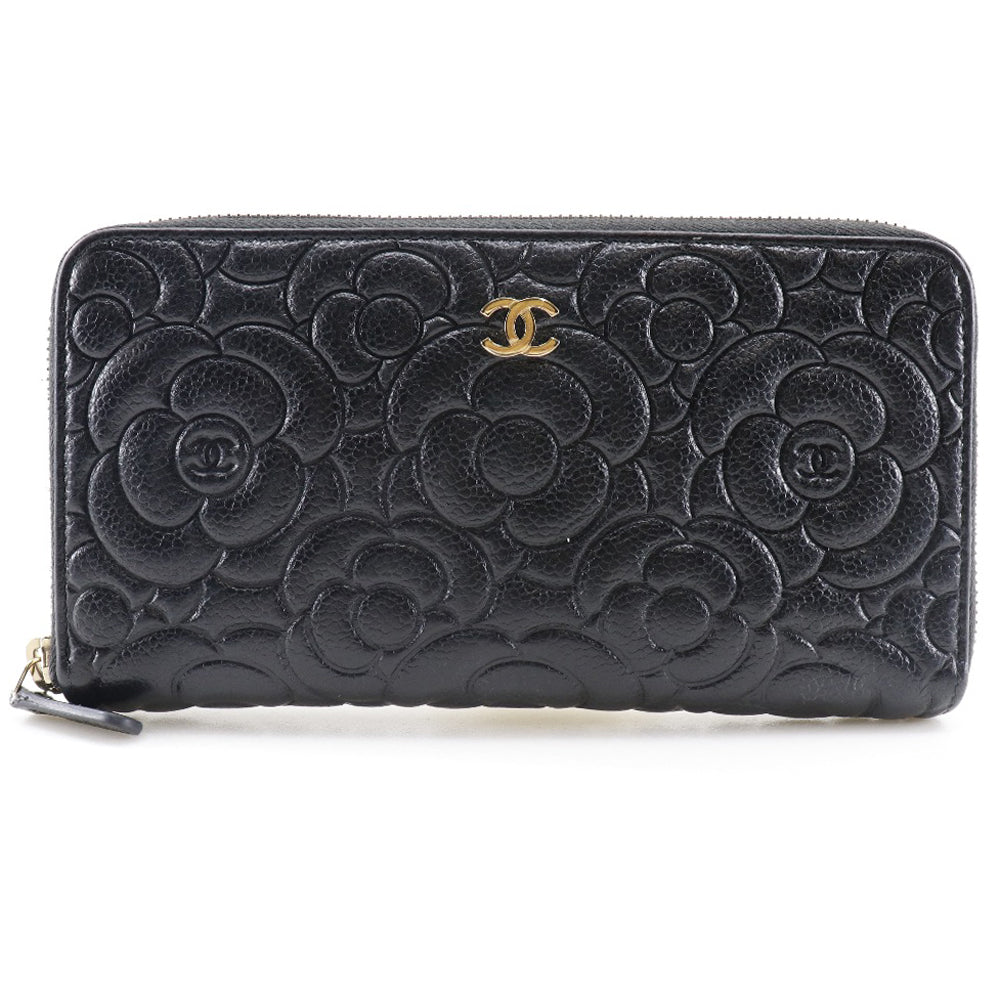 CHANEL】シャネル カメリアエンボス 長財布 A82281 – NISHIKINO
