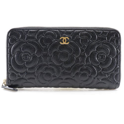 CHANEL】シャネル カメリアエンボス 長財布 A82281 – NISHIKINO