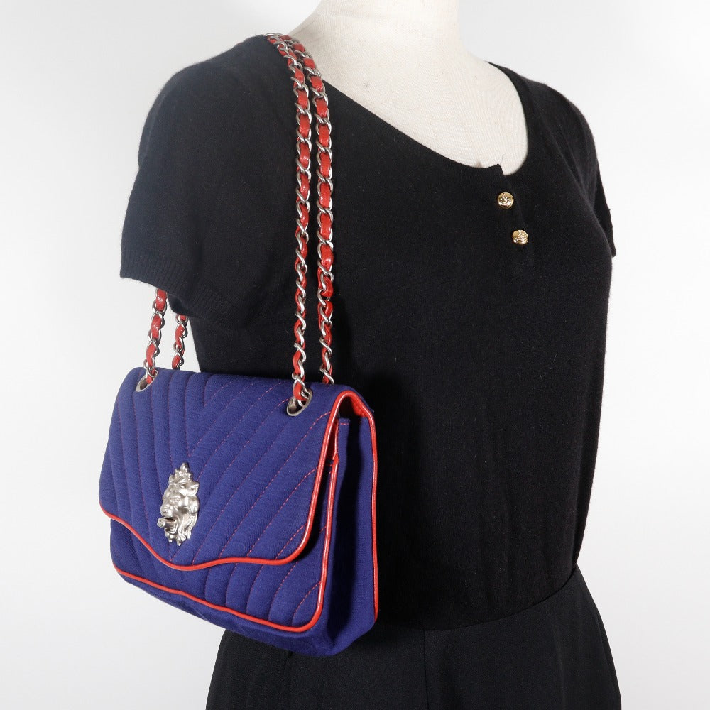 CHANEL♡ダブルチェーン♡ショルダーバッグ♡ハンドバッグ CHANEL】シャネル ダブルチェーンショルダー ショルダーバッグ