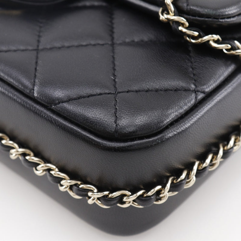 CHANEL】シャネル パールチェーンショルダー ショルダーバッグ AS1533