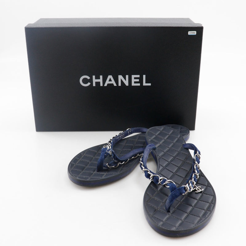 [CHANEL] Sandales de plage Chanel Cocomark 
 G30880