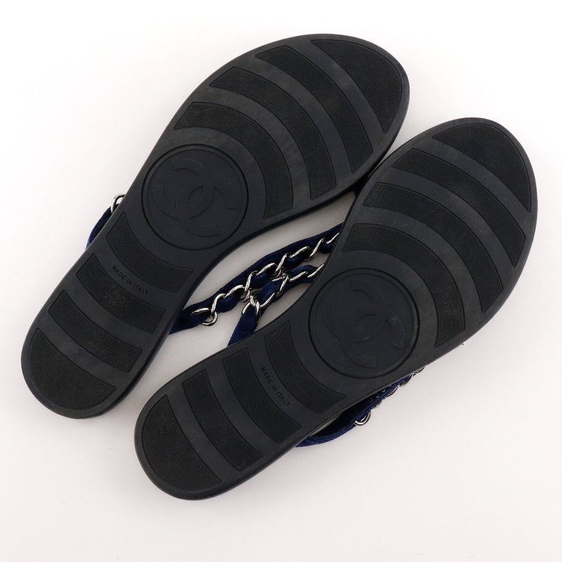 [CHANEL] Sandales de plage Chanel Cocomark 
 G30880