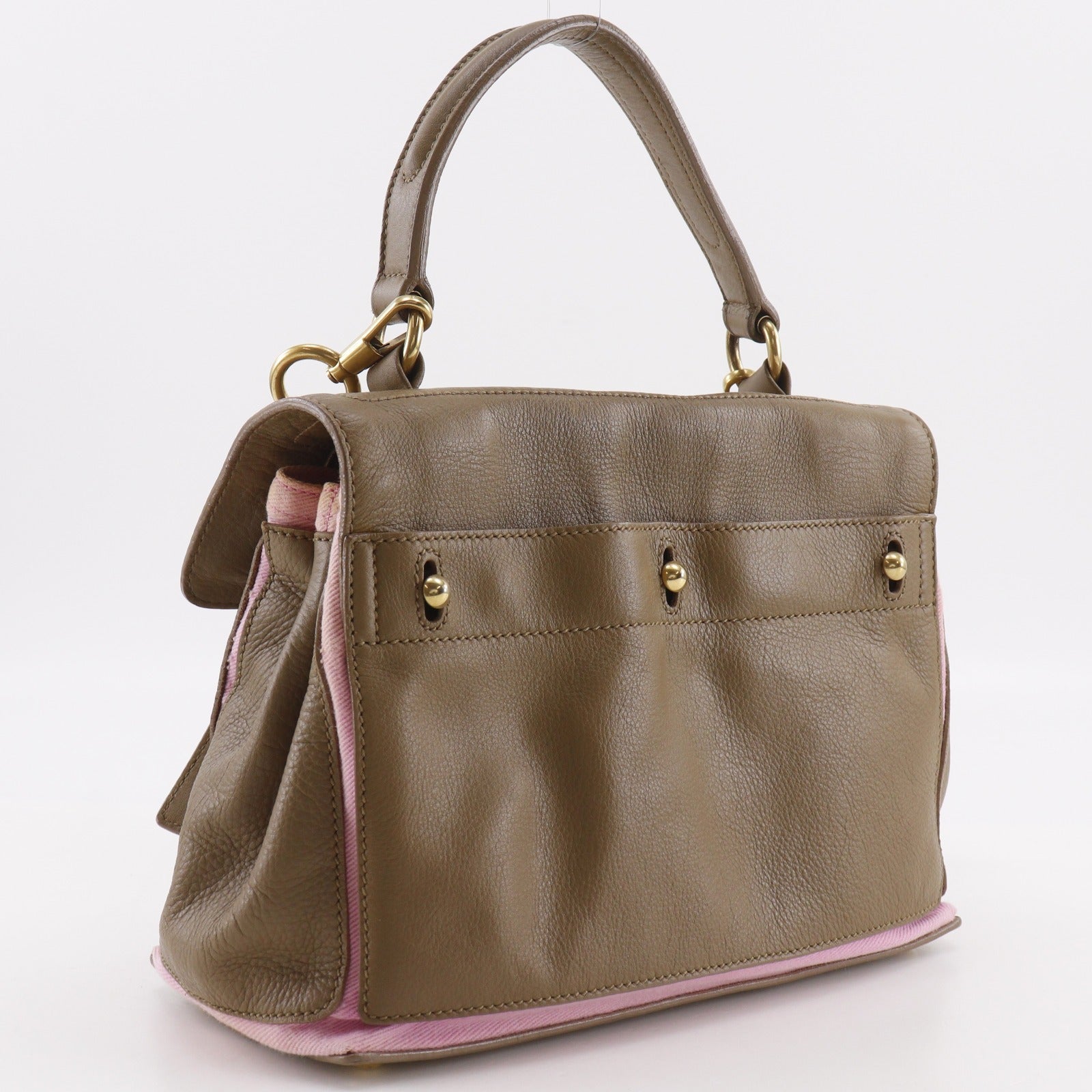 美品 YVES SAINT LAURENT ミューズトゥ ハンドバッグ YVES SAINT LAURENT】イヴ・サンローラン ミューズトゥ ハンドバッグ