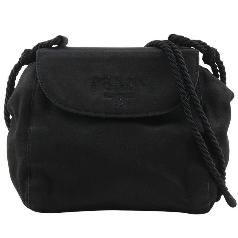 【PRADA】PRADA 로고 프린지 숄더백