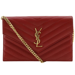 YVES SAINT LAURENT】イヴ・サンローラン エンベロープ チェーン