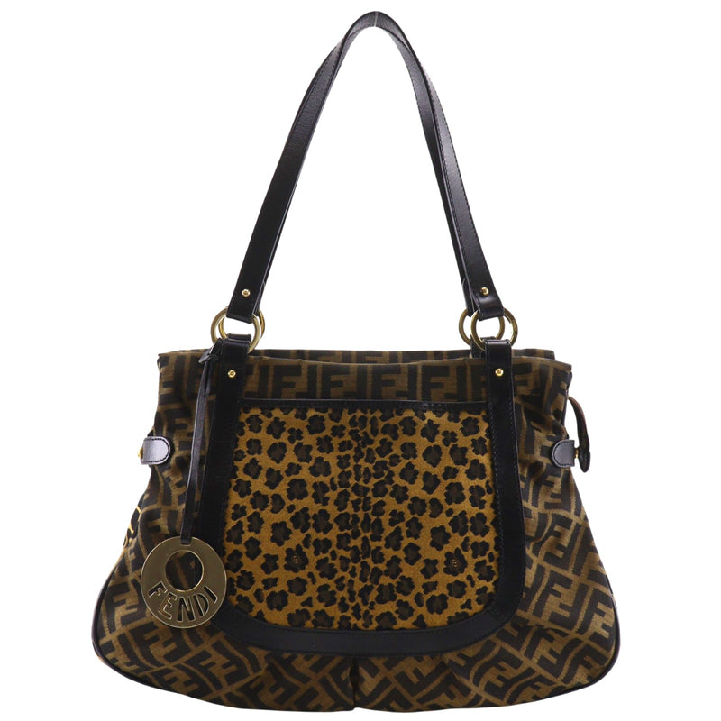 [FENDI] Sac fourre-tout léopard Fendi Zucca 
 8BH629