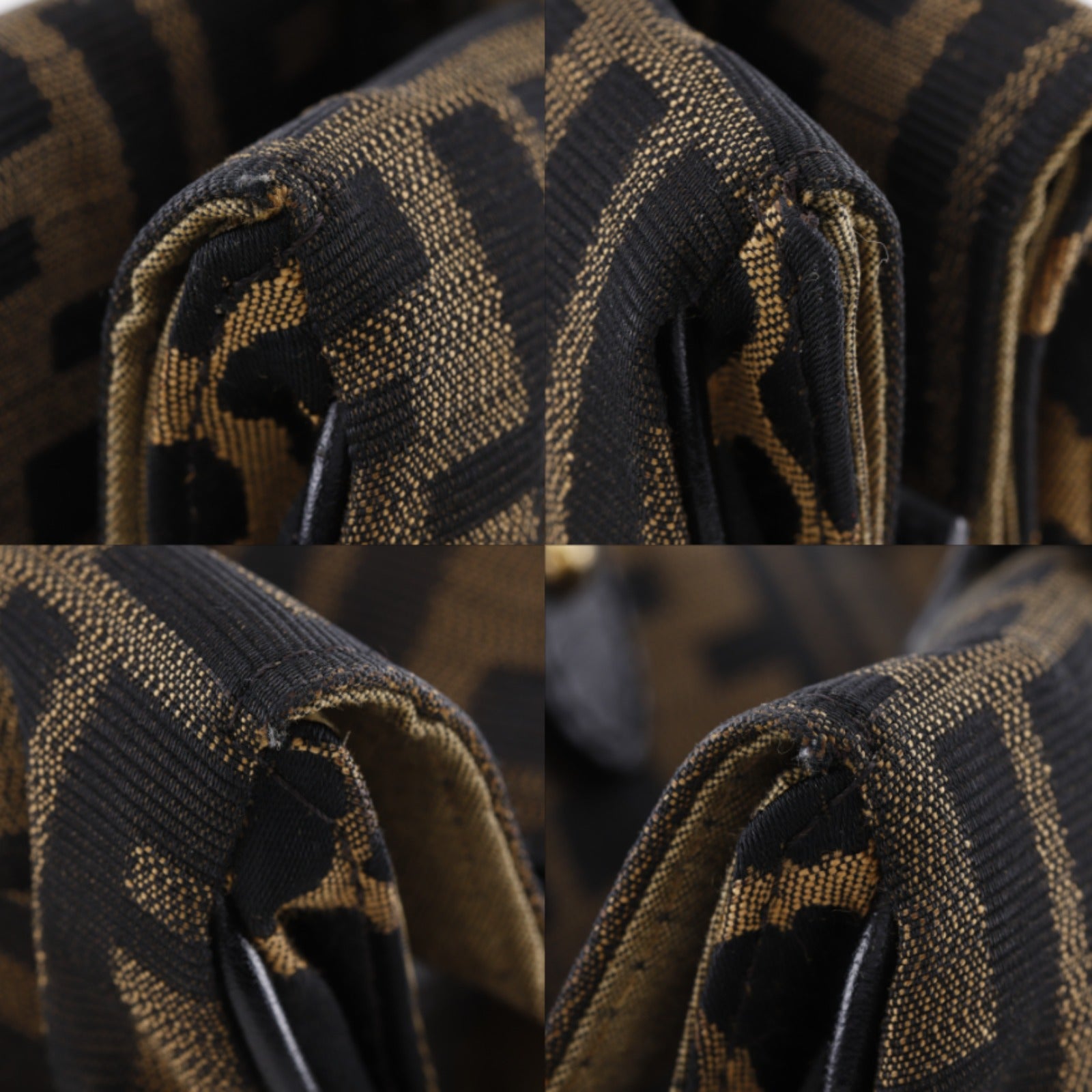 FENDI】フェンディ ズッカ レオパード トートバッグ 8BH629 