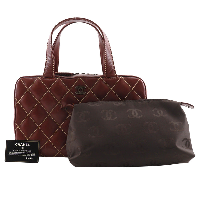 CHANEL】シャネル ワイルドステッチ ハンドバッグ – NISHIKINO VINTAGE
